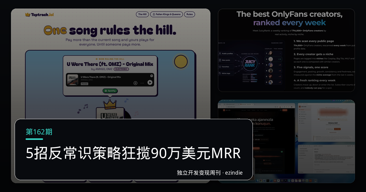 独立开发变现周刊(第162期):本期封面